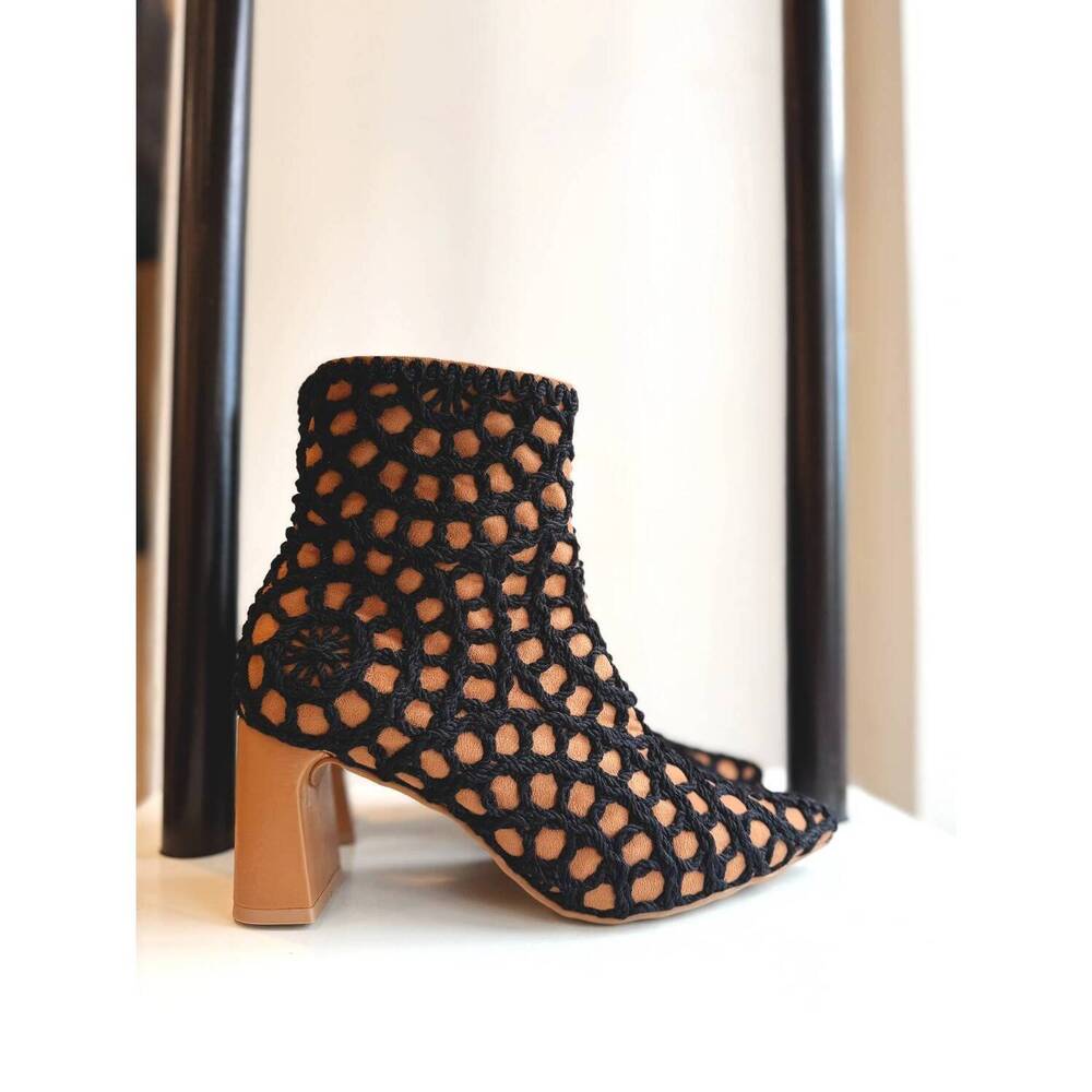NEW BRUNO MENEGATTI women's boheme boots in black